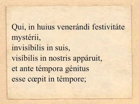 Præfatio II de Nativitate Domini (sollemnis)