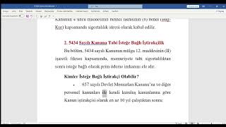 İSTEĞE BAĞLI SİGORTALIK