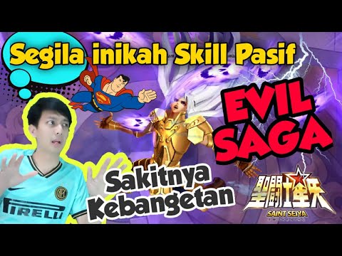 EVIL SAGA Saint Rank S Terkuat - Gemini Saga & Libra Doukho gak Berkutik (Saint Seiya Awakening)