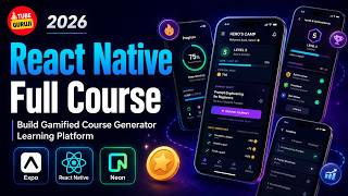 Build AI Course Generator App (Gamified) | React Native + Expo + Neon DB (Free)