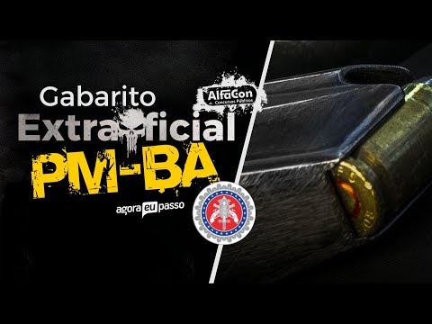 Concurso PM BA - Gabarito Extraoficial - Soldado - AEP