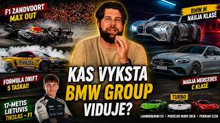 BMW ruošiasi DIDELIEMS pokyčiams! Verstappeno fiasko ir lietuvis pakeliui į F1?