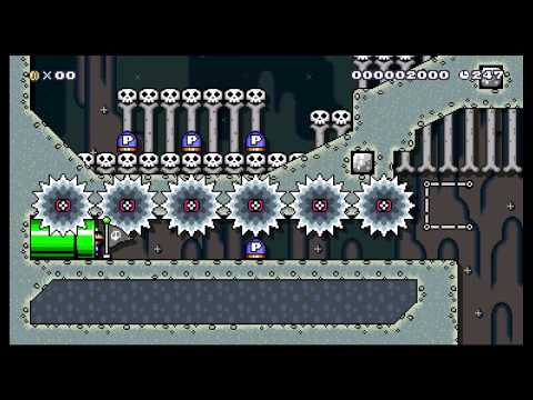 "P Switch Parkour DX" by Mayro | Super Mario Maker 2