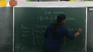 Class 11 Environmental Science Chapter 2 - Pollution - Part 2 - Effects of Air Pollution