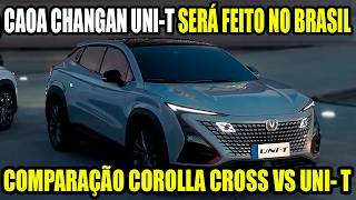 NOVO CAOA CHANGAN UNI-T SERÁ FEITO TODINHO NO BRASIL CONTRA COROLLA CROSS