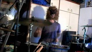 Lost Prophets - Next Stop Atro City - Drum Cover (The Drumming Wolfman)