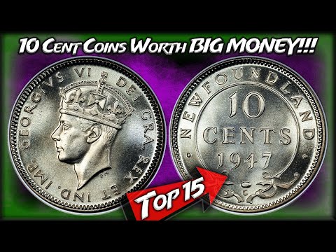 TOP 15 NEWFOUNDLAND DIMES WORTH MONEY - RARE & VALUABLE CANADIAN COINS!!