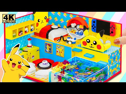20 Days Build Miniature Amazing Pikachu House & DIY Mini LEGO Aquarium  ❤️ DIY Miniature Cardboard