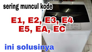 Mengatasi Kode Error mesin cuci sharp