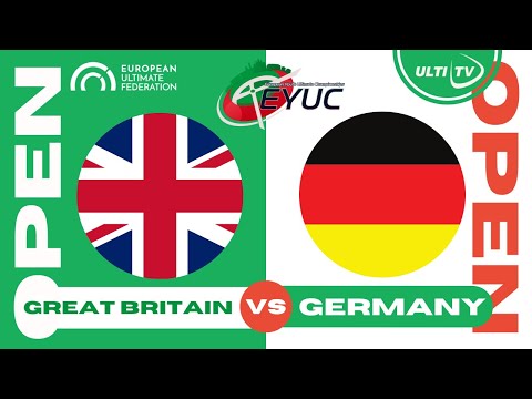 Great Britain vs Germany — OPEN Power Pool D — European Youth Ultimate Championships #EYUC2023