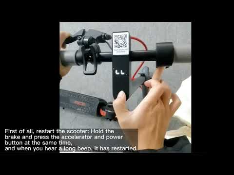 HOW to reset the qmwheel scooter