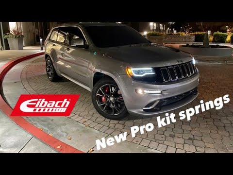 Srt jeep eibach pro kit lowering springs