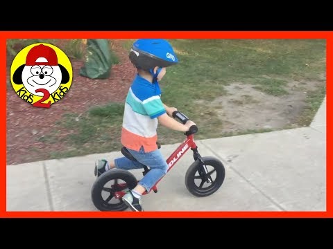 5 Steps of How to Ride a Balance Bike (Feat. Strider 12 - Sport)