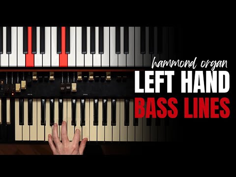 3 AMAZING Walking Bass | Hammond Organ
