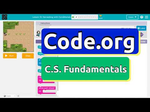 Code.org Harvesting with Conditionals Lesson 19 Answers Explained | Course D | Express Course 2021