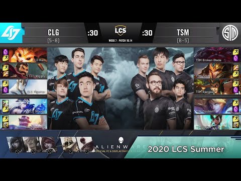 2020 LCS Summer W7D3 | CLG (Wiggily Graves) VS TSM (Doublelift Ezreal) Highlights  |