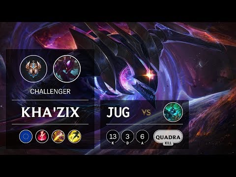 Kha'Zix Jungle vs Hecarim - EUW Challenger Patch 9.12