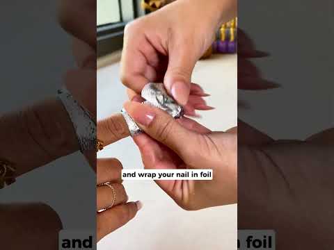 How to properly remove Gel-X nails! #shorts