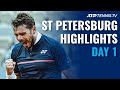Wawrinka & Evans Battle; Bublik, Norrie Progress | St Petersburg 2020 Day 1 Highlights