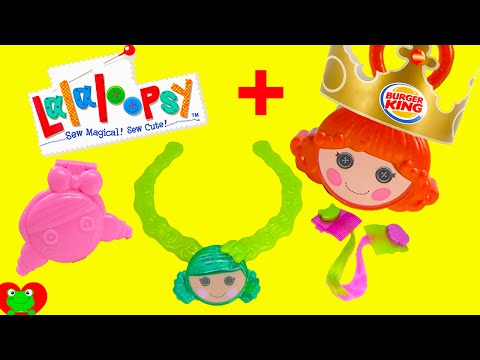 2015 Burger King Kids Meal Toys with Lalaloopsy Toys Video