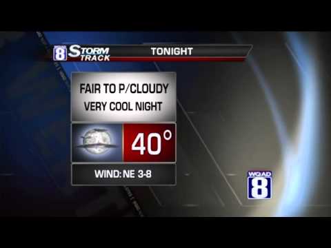 Evening Forecast for Thursday October 9th