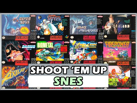 TOP 20 BEST SHOOT EM UP GAMES ON SNES || BEST SNES GAMES