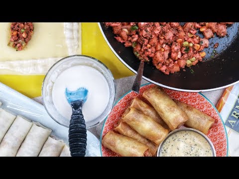 Tandoori Chicken Spring Rolls |Ramadan Recipes | Indian Cooking |Cook with Anisa | #Ramadan #Recipes