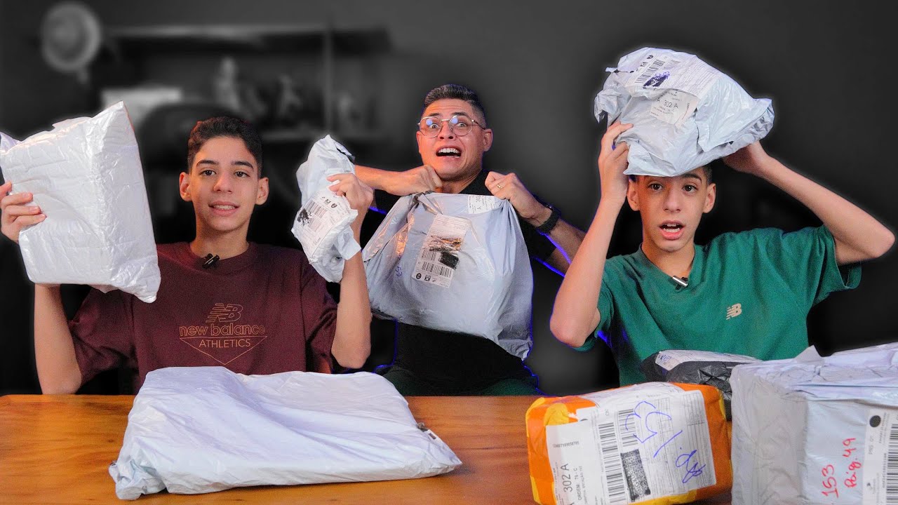 IMPORTEI UMA CARRADA DE TRANQUEIRAS DA CHINA no AliExpress! SUPER UNBOXING com Miguel e Gabriel 003