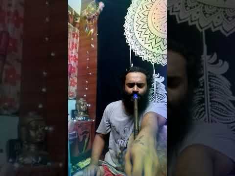 Overtone flute along with frame Drum practice