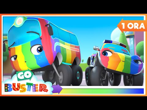 La Verniciatura a Sorpresa | Go Buster in Italiano 🚌 - Cartoni animati per bambini in Italiano