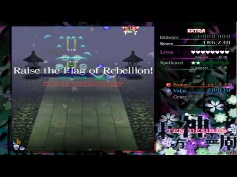 Let's Play Touhou 13 Ten Desires Part 8: Extra Stage 1/2