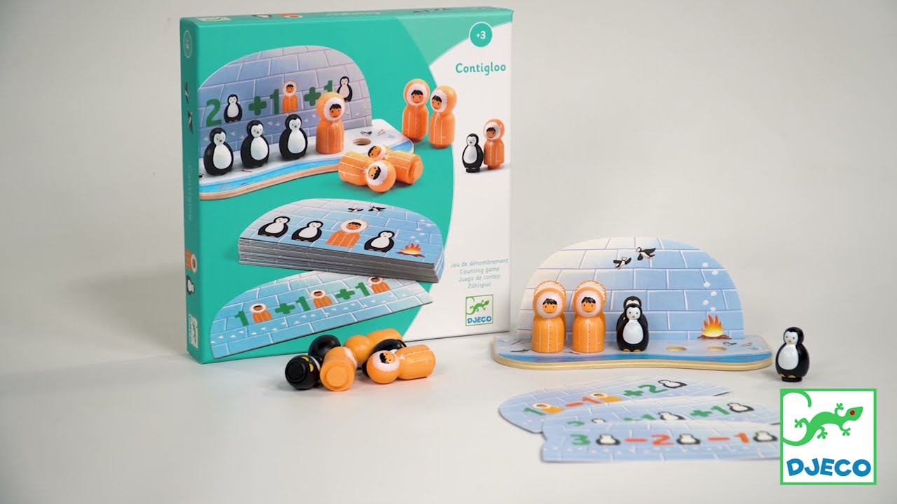 Настільна гра DJECO Рахуй з пінгвінами (DJ01612)