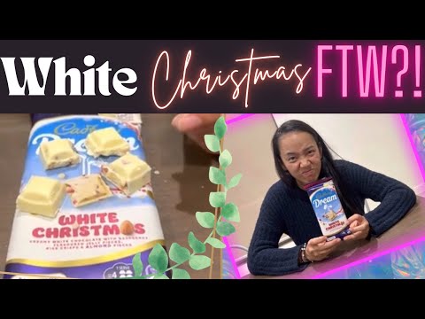 NEW RELEASE: Cadbury Dream White Christmas Chocolate Block 🇦🇺 - Snack Food Review