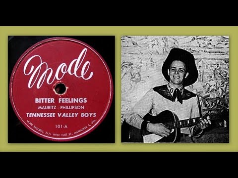 Larry Phillipson - Tennessee Valley Boys - 'Bitter Feelings' - Mode Records # 101