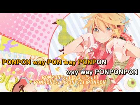 【Karaoke】PONPONPON【on vocal】