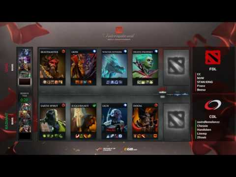 coL vs FDL, Game 2, The International 2016, AM Play-Off