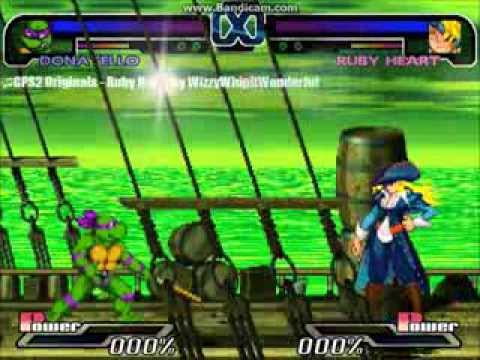 TBM Mugen Match #115 - Donatello (me) vs. Ruby Heart (Arcade)
