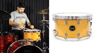 Video thumbnail for Caixa Mapex MPX Maple 14x8" Natural snare sound check by Batera Clube Drum Shop