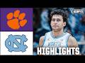 Clemson Tigers Vs North Carolina Tar Heels Full Game Highlights ESPN College Basketball