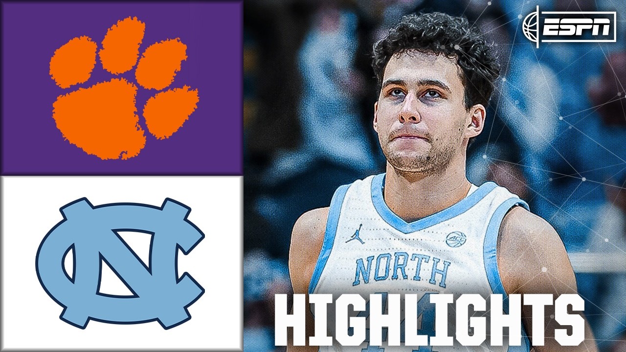 Clemson Tigers vs. North Carolina Tar Heels | Full Game Highlights | ESPN College Basketball
