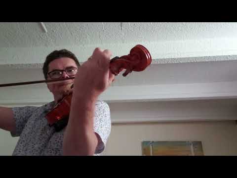 Etude No. 7 by Mazas, Op. 36 Etudes Speciales, played on viola solo.