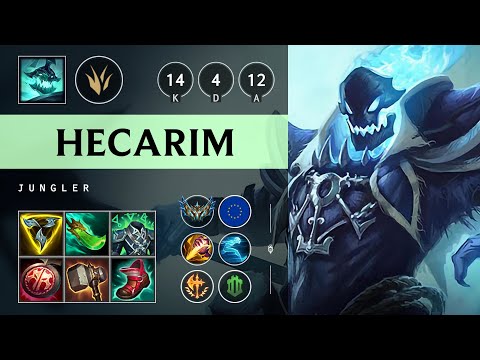 Hecarim Jungle vs Karthus: Legendary - EUW Challenger Patch 14.17