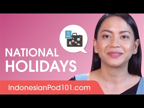 Talking About National Holidays - Indonesian Conversational Phrases