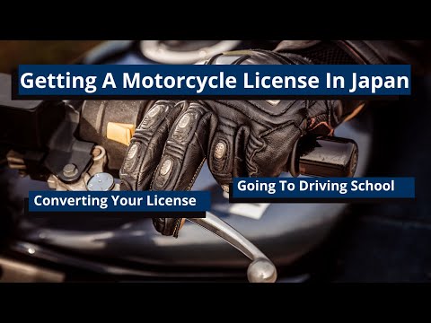 How to get a motorcycle drivers license in Japan: converting your license or going to school.