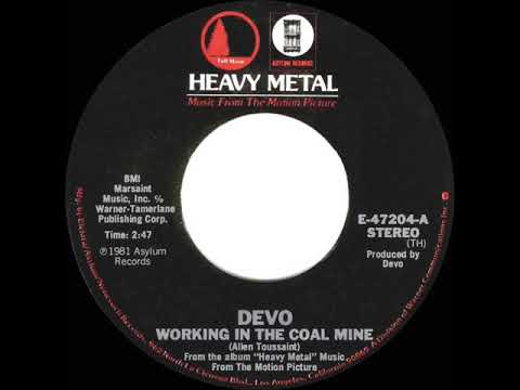 1981 HITS ARCHIVE: Working In The Coal Mine - Devo (stereo 45)