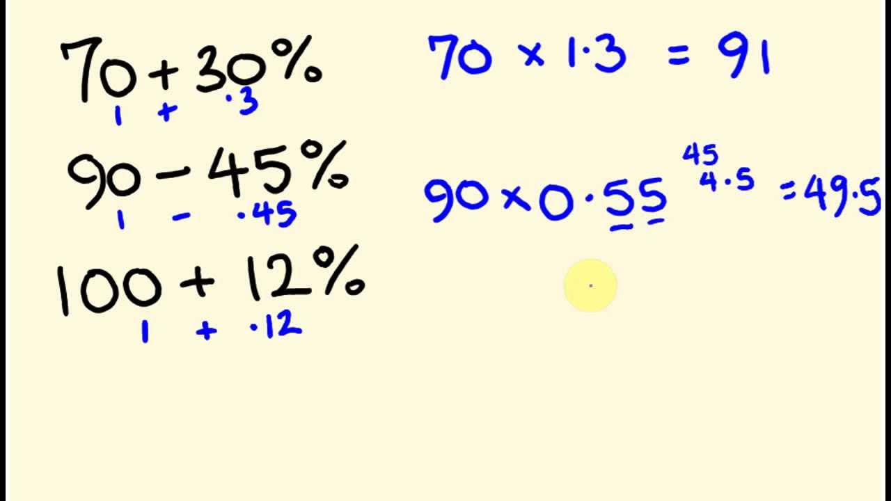 What is 40 increased 43%?