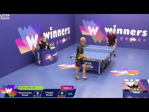 WINners CUP table 2  09.10 Reznichenko Sergei - Priadko Sergei  20:30