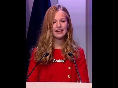 Princess Leonor speaks 4 languages in her speech #princessleonor @timelesstales1401