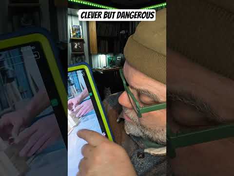 Dangerous post cap table saw jig