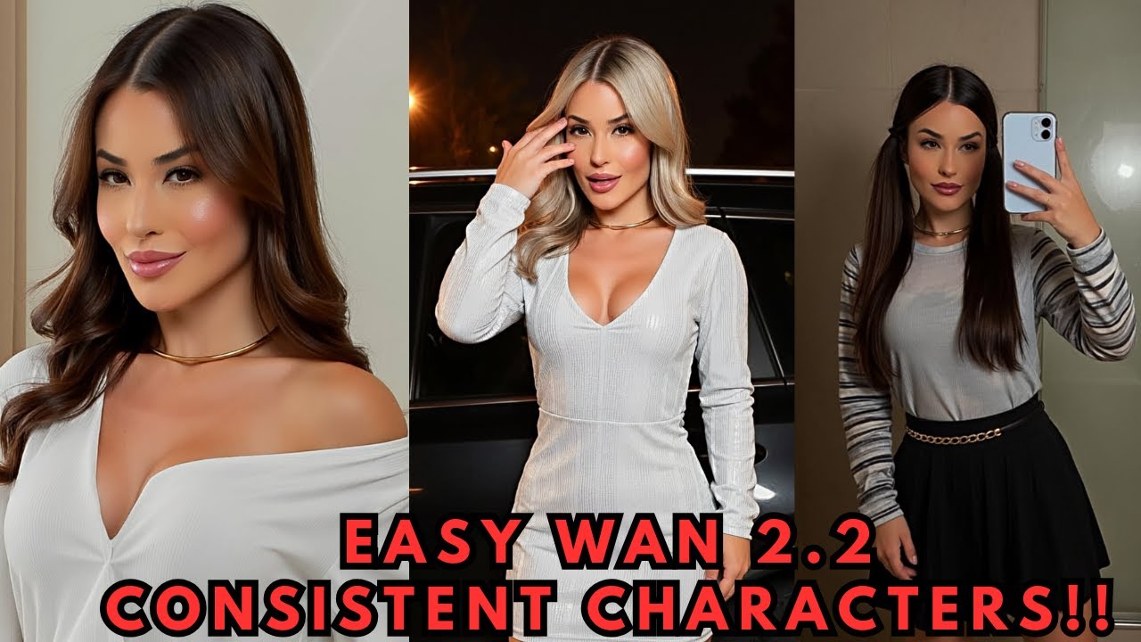 Consistent AI Characters with WAN 2.2 LoRAs